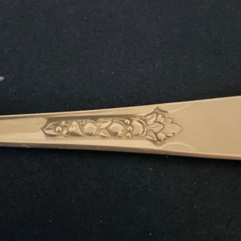 Wm Rogers Original Rogers Iced Tea Spoons Priscilla Lady Ann Pattern Silverplate